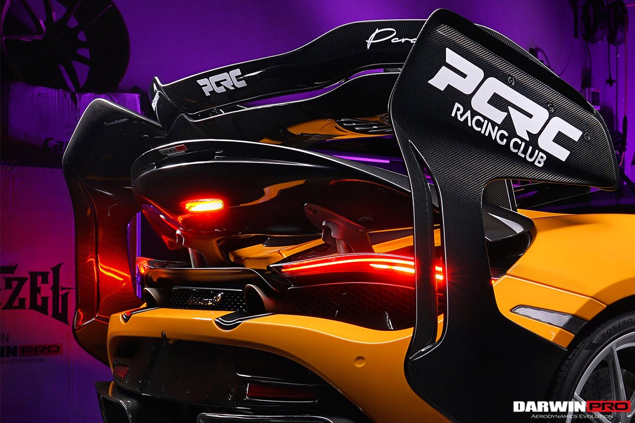 2017 - 2022 McLaren 720s Se²GTR Style Trunk Wing with Side Winglets